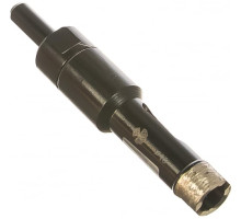 Коронка алмазная по керамограниту, серебряная пайка (16 мм) TRIO-DIAMOND GCB757