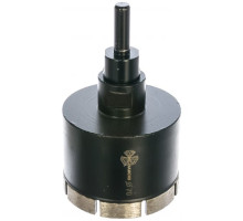 Коронка алмазная по керамограниту, серебряная пайка (70 мм) TRIO-DIAMOND GCB769