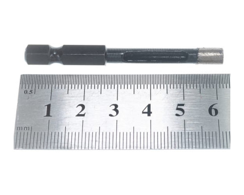 Коронка алмазная по керамограниту, серебряная пайка (5 мм) TRIO-DIAMOND GCB751