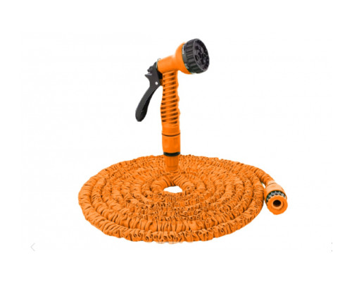 Набор для полива с растягивающимся шлангом Вихрь 15 м 73/7/2/25