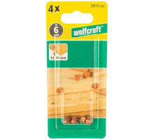 Дюбельфикс Wolfcraft для маркировки отверстий под шипы 6 мм 4 шт. 2911000