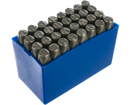 Буквенные клейма Зубр, шрифт 8 мм 21503-08_z01