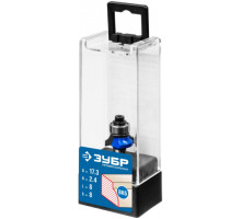 Фреза кромочная калевочная №1 ПРОФЕССИОНАЛ (17.3х8х51.5 мм; R=2.4 мм; хвостовик 8 мм; ВК 6) Зубр 28701-17.3