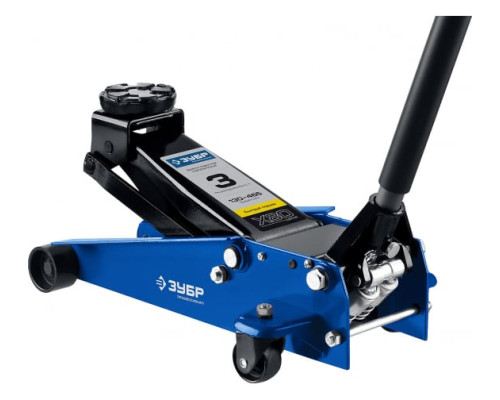 Гидравлический подкатной домкрат 3т, 130-465мм, ЗУБР Профессионал X80 43050-3_z01