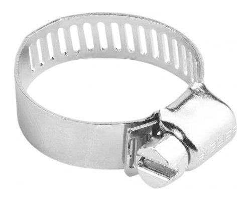 Хомуты Зубр ЭКСПЕРТ из нержавеющей стали с просечной лентой ПЛ-12,7, 32-51мм, 100шт 37815-032-51-100