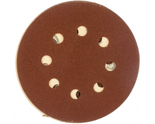 Круг шлифовальный универсальный 5 шт. (125 мм; Р120) "МАСТЕР" Зубр 35562-125-120