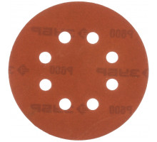 Круг шлифовальный универсальный 5 шт. (125 мм; Р600) "МАСТЕР" Зубр 35562-125-600