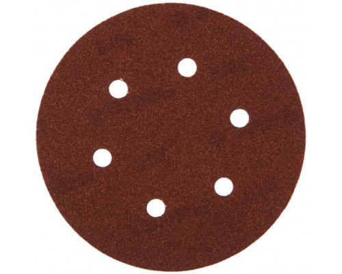 Круг шлифовальный универсальный 5 шт. (150 мм; Р100) "МАСТЕР" Зубр 35566-150-100