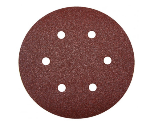 Круг шлифовальный универсальный 5 шт. (150 мм; Р180) "МАСТЕР" Зубр 35566-150-180