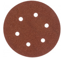 Круг шлифовальный универсальный 5 шт. (150 мм; Р80) "МАСТЕР" Зубр 35566-150-080