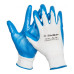 Маслостойкие перчатки для точных работ с нитриловым покрытием L9 Зубр МАСТЕР 11276-L