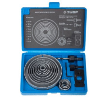 Набор коронок по дереву ЭКСПЕРТ (15 предметов; 19-127 мм) Зубр 29554-H15_z01