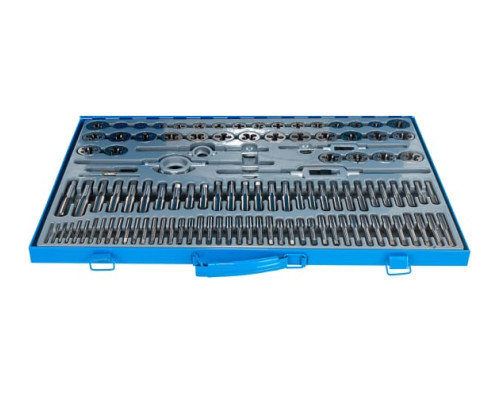 Набор метчиков и плашек "ПРОФЕССИОНАЛ", сталь Р6М5, 110 предметов ЗУБР 28110-H110