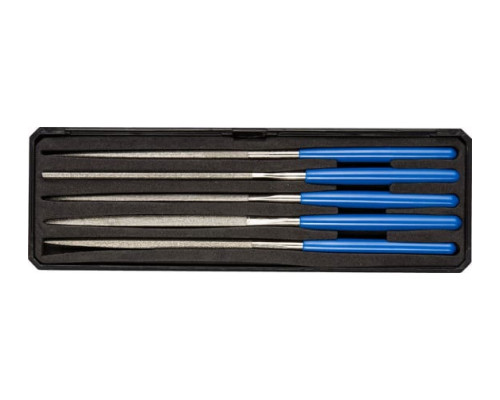 Набор надфилей Зубр Эксперт с алмазным напылением в пластиковом боксе P 140 160x80 мм 5 предметов 33388-160-H5