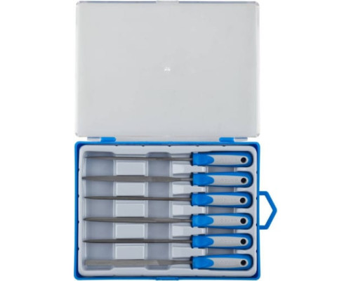 Набор надфилей, насечка 2 - бархатная, 100мм, 6шт Зубр ЭКСПЕРТ 16020-2-H6