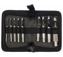 Набор пробойников для кожи 2-13мм, 9шт Зубр МАСТЕР 22949-H9