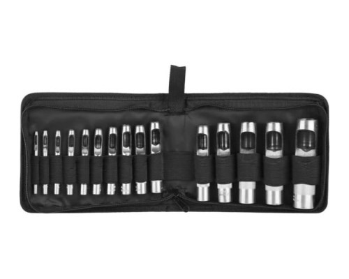 Набор пробойников для кожи 3-25мм, 15шт Зубр МАСТЕР 22949-H15