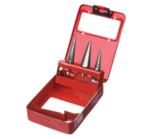 Набор ступенчатых сверл по сталям и цветным металлам МАСТЕР (3 шт; HSS) Зубр 29665-4-30-H3