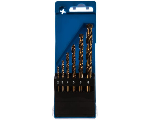 Набор сверл по металлу ПРОФЕССИОНАЛ, 6 шт. Зубр 29626-H6