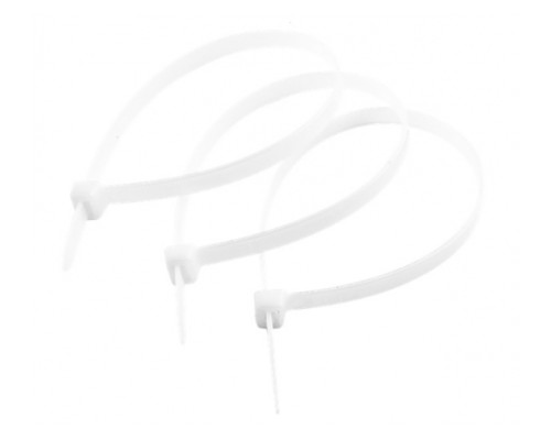 Нейлоновые хомуты Зубр белые, 4.5x350 мм, 100 шт. 309010-45-350
