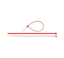 Нейлоновый хомут Зубр МАСТЕР красный, 2,5 мм x 150 мм, 100 шт 309040-25-150