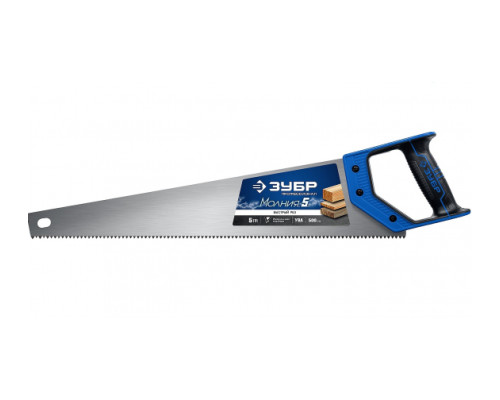 Ножовка по дереву Зубр МОЛНИЯ-5 500 мм, 5 TPI, 15075-50_z02
