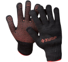 Перчатки трикотажные утепленные с защитой от скольжения (7 класс; размер L-XL) "МАСТЕР" ЗУБР 11462-XL