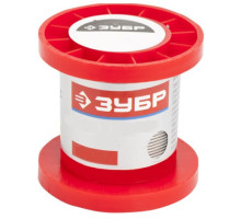 Припой ПОМ-3 (1 мм; 50 гр; проволока) Зубр 55456-050-10