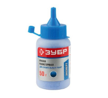 Разметочная краска для строительных работ Зубр синяя 50г 4-06405-1_z01
