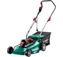 Сетевая газонокосилка ЗУБР 2000 Вт ГСЦ-42-2000