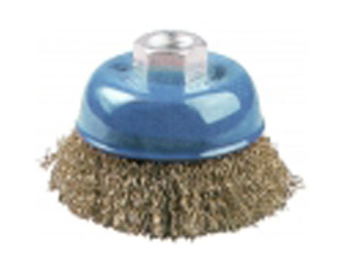 Щетка "ЭКСПЕРТ" чашечная (100 мм; М14) для УШМ Зубр 3526-100_z01