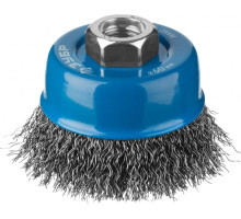 Щетка чашечная ПРОФЕССИОНАЛ (60 мм; М14; витая стальная проволока 0.3 мм) для УШМ ЗУБР 35261-060_z02
