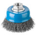 Щетка чашечная ПРОФЕССИОНАЛ (75 мм; М14; витая стальная проволока 0.3 мм) для УШМ ЗУБР 35261-075_z02