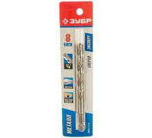 Сверло "ЭКСПЕРТ" (1/4"; 8х117 мм) по металлу Зубр 29623-117-8