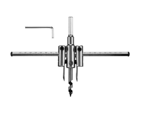 Сверло-балеринка МАСТЕР по дереву (двухрезцовое, 40-200 мм, глубина 30 мм) Зубр 29440-200