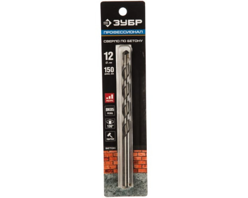 Сверло по бетону Профессионал (12x150 мм) Зубр 29140-150-12_z01