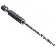 Сверло по металлу ПРОФЕССИОНАЛ (2.5х30х77 мм; класс A; Р6М5; HEX1/4) Зубр 29623-2.5