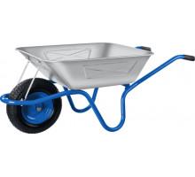 Тачка с широким пневматическим колесом Зубр ПТ-250 250 кг 39907