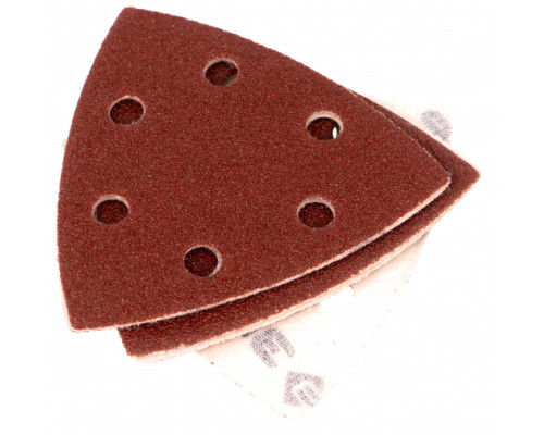 Треугольник шлифовальный универсальный 5 шт. (93х93х93 мм; Р60) "МАСТЕР" Зубр 35583-060