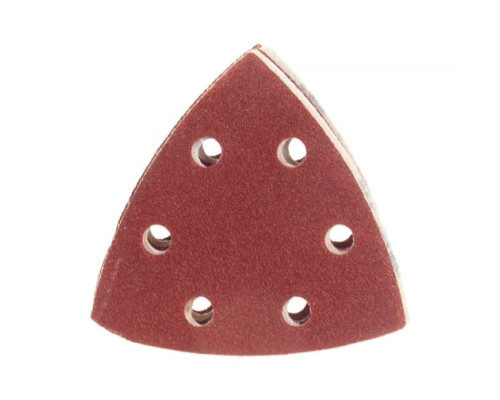 Треугольник шлифовальный универсальный 5 шт. (93х93х93 мм; Р80) "МАСТЕР" Зубр 35583-080