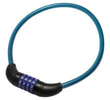 Тросовый кодовый замок Зубр ЭКСПЕРТ с изменяемым кодом длина троса - 650 мм d=10 мм 37262-65