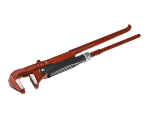 Трубный ключ Зубр рычажный, прямые губки, цельнокованный, № 1, 1" 27314-1 27314-1