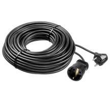 Удлинитель-шнур ЗУБР ПВС 307-Ш, 10 м, 2500 Вт, 1 гнездо, ПВС 3х0,75 мм2, 55022-10