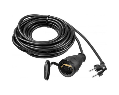 Удлинитель-шнур ЗУБР  "ПВС 315-Ш", 10 м, 3500 Вт, 1 гнездо, IP44, ПВС 3х1,5 мм2, 55020-10