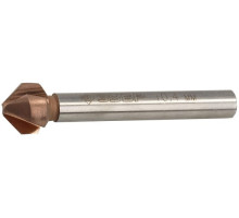 Зенкер конусный с кобальтовым покрытием (10.4х50 мм; М5) по металлу для дрелей Зубр 29732-5