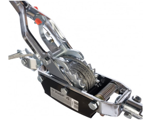 Автомобильная троссовая лебедка Зубр Профессионал 4т 43105-4