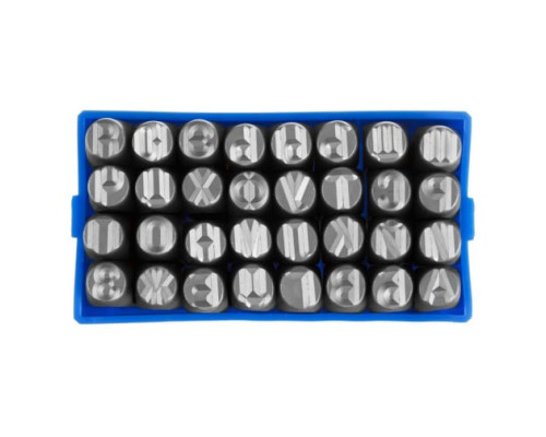 Буквенные клейма Зубр, шрифт 6 мм 21503-06_z01