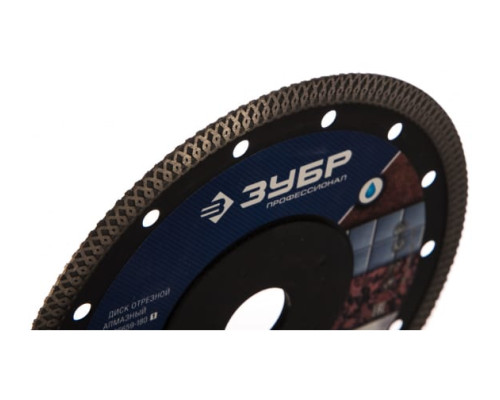 Диск алмазный отрезной сплошной ультратонкий 180х25.4/22,2 мм, ТОНКОРЕЗ Профессионал ЗУБР 36659-180_z01