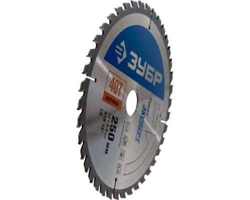 Диск пильный по дереву "Оптимальный рез" (250х32 мм; 40Т) Зубр 36903-250-32-40