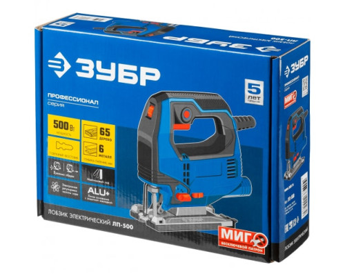 Электрический лобзик ЗУБР Профессионал 500 Вт ЛП-500